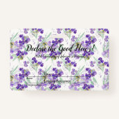 2024 JW convention Hydrangeas  Badge (Voorkant)