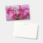 2024 JW convention Roses  Badge (Voor- en achterkant)