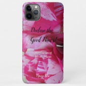 2024 JW convention Roses photo and name iPhone Hoesje (Achterkant)