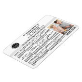 2024 Kalender Aangepaste Business Logo Naam Foto W Magneet (Linkerzijde)