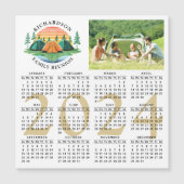 2024 Kalender Camping Familie Reünie Aangepaste Fo (Voorkant)