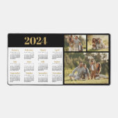 2024 Kalender en Fotocollage Bureaumat (Voorkant)