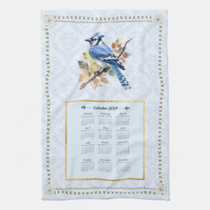 2024 Kalender Handdoek BlueJay