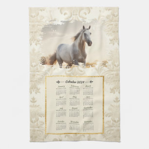 2024 Kalender Handdoek Paard
