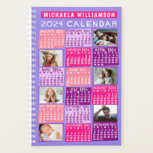 2024 Kalender Leuke Mod 12 Fotocollage Naam Klein Planner
