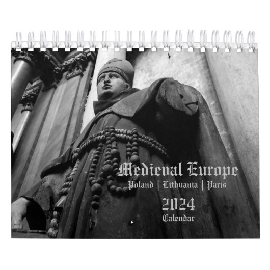 2024 Kalender Middeleeuws Europa Religieus KLEIN 5 (Hoes)