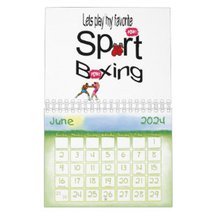 2024 Kalender Sport Football, Basketbal, Voetbal