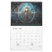 2024 Kalender van Steampunk Astrologie Zodiac teke (Feb 2026)