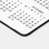 2024 Kalender Witte Kleur Achtergrond Bureaumat (Hoek)