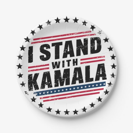 2024 Kamala Harris Mevrouw President USA Stem Papieren Bordje (Voorkant)