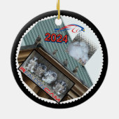 2024 Keramische Cirkel Ornament Mighty (Achterkant)