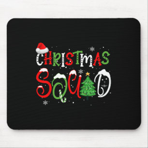 2024 Kerst Squad Grappig Xmas Tree Family Matchi Muismat