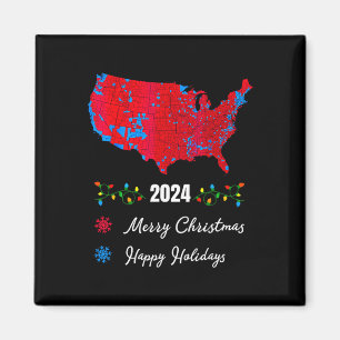 2024 Kieskaart Prettig Kerstfeest Trump Nieuwe Pre Magneet