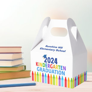2024 Kleuterschool Afstuderen Custom School Party Bedankdoosjes
