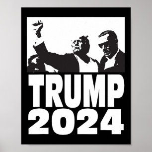 2024 kogelvrij teflon don rally schieten vuist pu poster