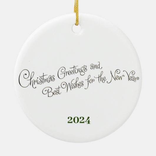 2024 Kretchman Kerst Kaart Ornament (Achterkant)