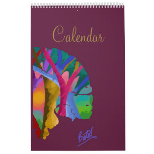 2024 Kunstkalender voor hersenen Kalender