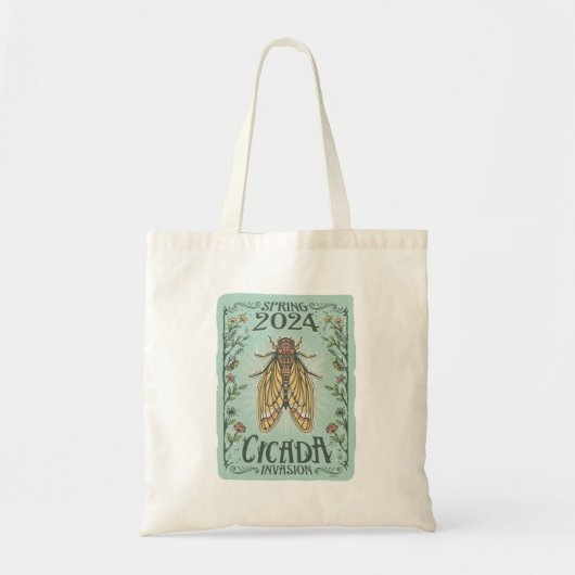 2024 Lente Cicada Invasie Tote Bag (Voorkant)