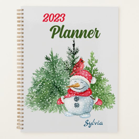2024 Leuke sneeuwman Planner (Voorkant)