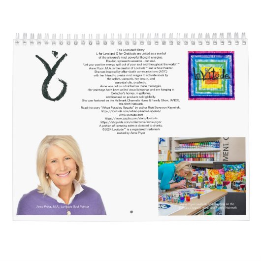 2024 Lovitude kalender (Achterkant)