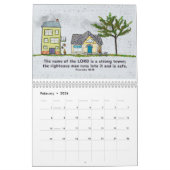 2024 Maak je geen zorgen maandelijkse kalender (Feb 2026)