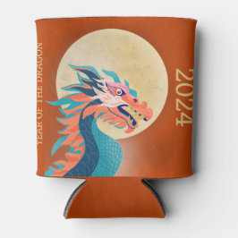 2024 Maan Nieuwjaar van Dragon Blikjeskoeler
