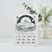 2024 Maanfase Maancyclus Zuidelijk halfrond (Staand voorkant)