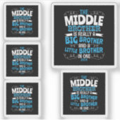 2024 Middenbroer - Nieuwe Big Brother Sticker (Voorkant)