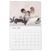2024 Moderne aangepaste foto Creëer Uw eigen famil Kalender (Jan 2026)