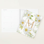 2024 Monogram Daisy Floral hebdomadaire mensuel (Devant avec enveloppe)