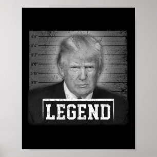 2024 Mugshot President Legend Save America  Poster