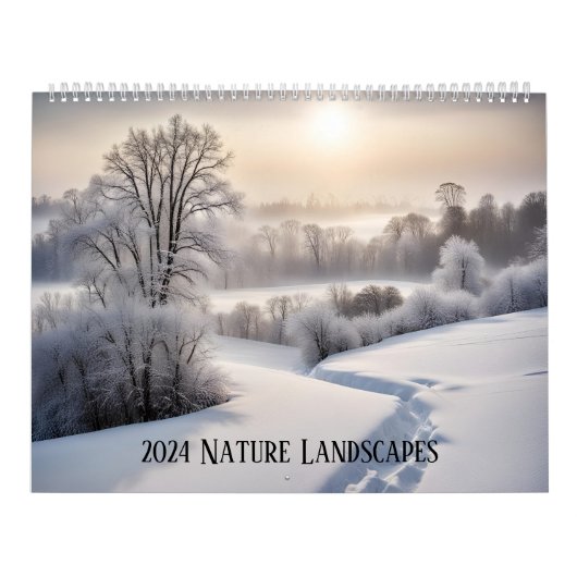2024 Natuur Landschappen Kalender (Hoes)