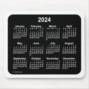 2024 Neon White Agenda van Janz Two Tone Muismat