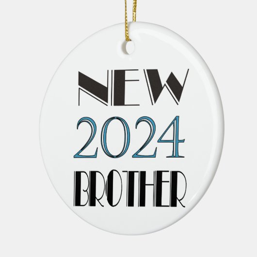 2024 Nieuw Broer Keramisch Ornament (Links)