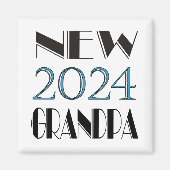 2024 nieuwe grootvader magneet (Voorkant)