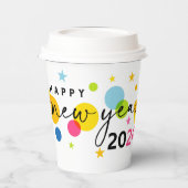 2024 Nieuwjaar Papieren Bekers (Links)