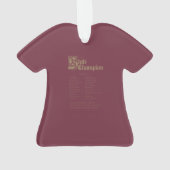 2024 Noblesville Winter Guard Variations Ornament (achterkant)