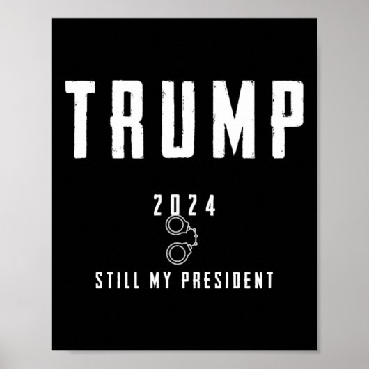 2024 nog steeds mijn President Poster (Voorkant)