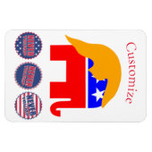 2024 Nooit Trump Thunder_Cove Magneet (Horizontaal)