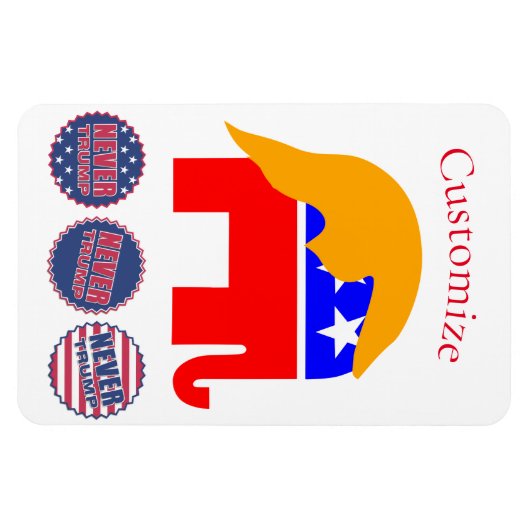 2024 Nooit Trump Thunder_Cove Magneet (Horizontaal)