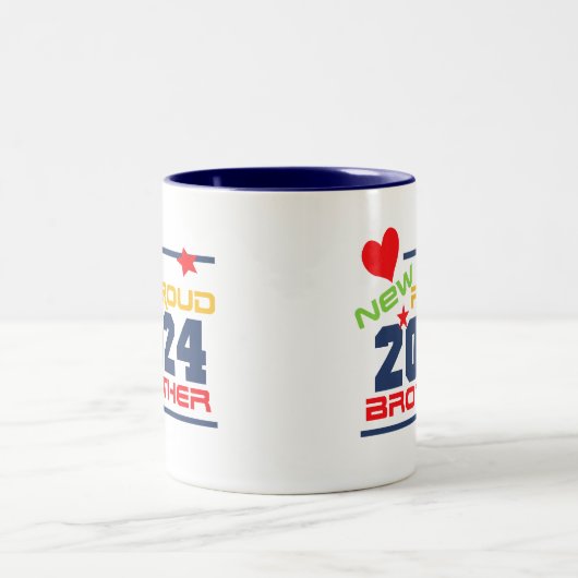 2024 Nouveau Fier Frère Mug (Centre)