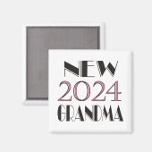 2024 Nouveau Magnet grand-mère (Recto/Verso)