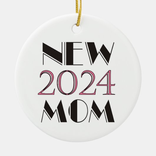 2024 Nouveau ornement de maman (Devant)