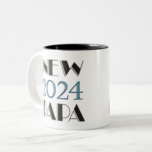 2024 Nouveau Papa Mug (Devant gauche)