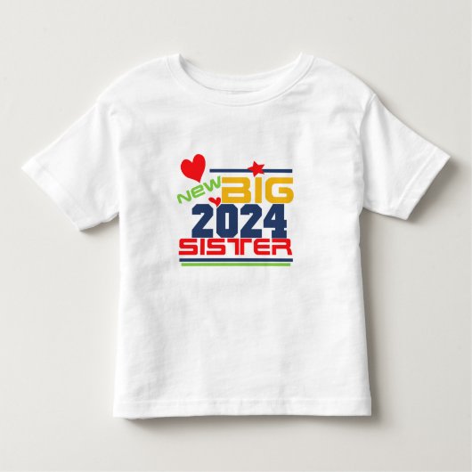 2024 Nouveaux T-shirts Big Sister (Devant)