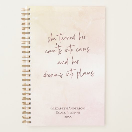 2024 Objectifs et plans Nom du devis (Devant)