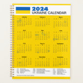 2024 Oekraïne Kalender Nieuwjaar Planner (Voorkant)