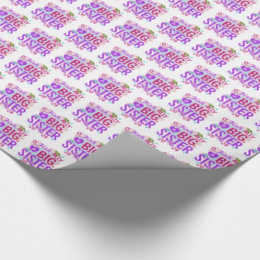 2024 Officieel - O'Fishally een grote zusterwoords Cadeaupapier (Hoek)