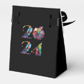 2024 Oudejaarsavond feestkleurrijk Bedankdoosjes (Achterkant)