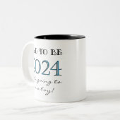 2024 Papa sera de garçon Nouveau papa Mug (Devant gauche)